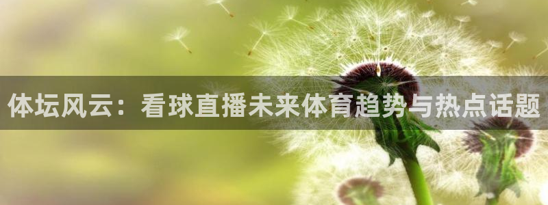 体坛风云：看球直播未来体育趋势与热点话题