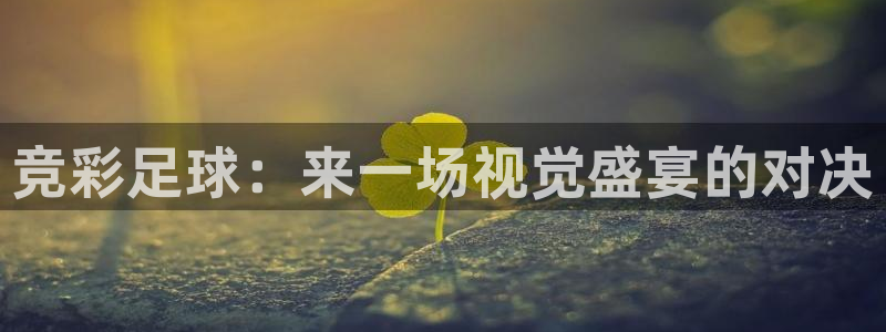 竞彩足球：来一场视觉盛宴的对决