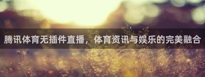 腾讯体育无插件直播，体育资讯与娱乐的完美融合