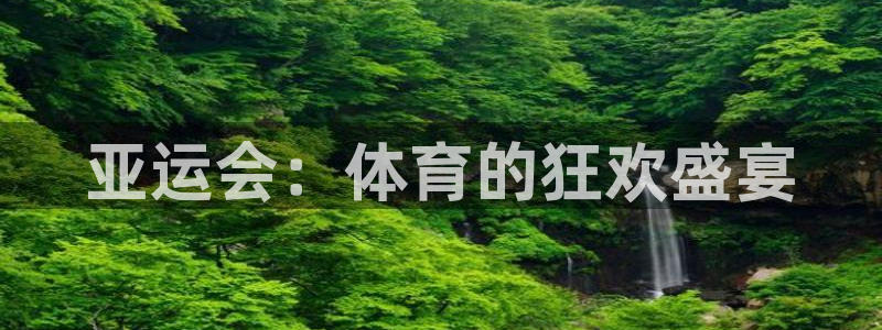 亚运会：体育的狂欢盛宴